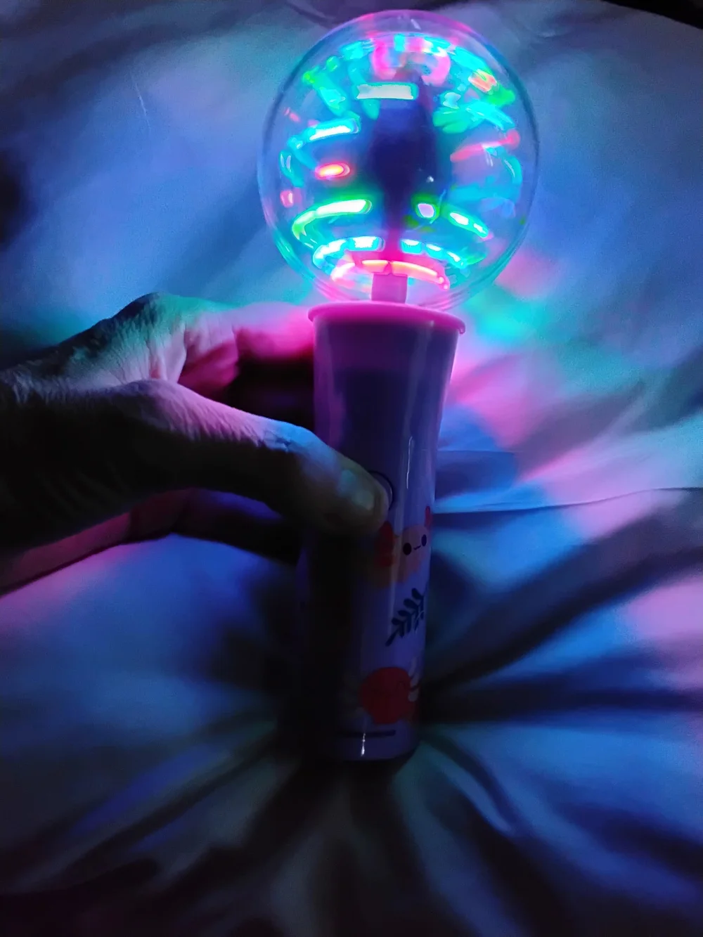 Purple Axolotl Light-Up Sensory Rattle - Kids Learning Toy